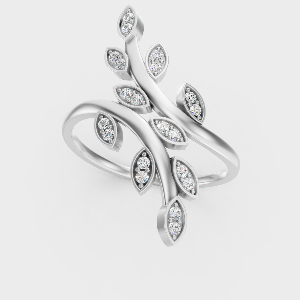 Premium 950 Platinum Round-Cut Lab-Grown Diamond Engagement Ring